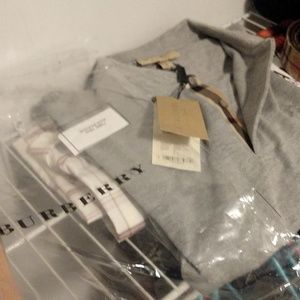 Burberry half button up